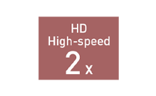 HDハイスピードモード2倍速