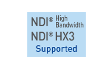 NDI® High Bandwidth、NDI® HX3対応