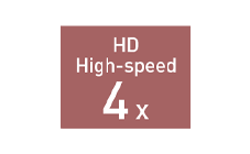 HDハイスピードモード4倍速