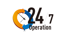 24時間連続運用