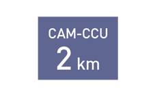 非圧縮長距離伝送2 km