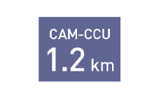非圧縮長距離伝送1.2 kｍ